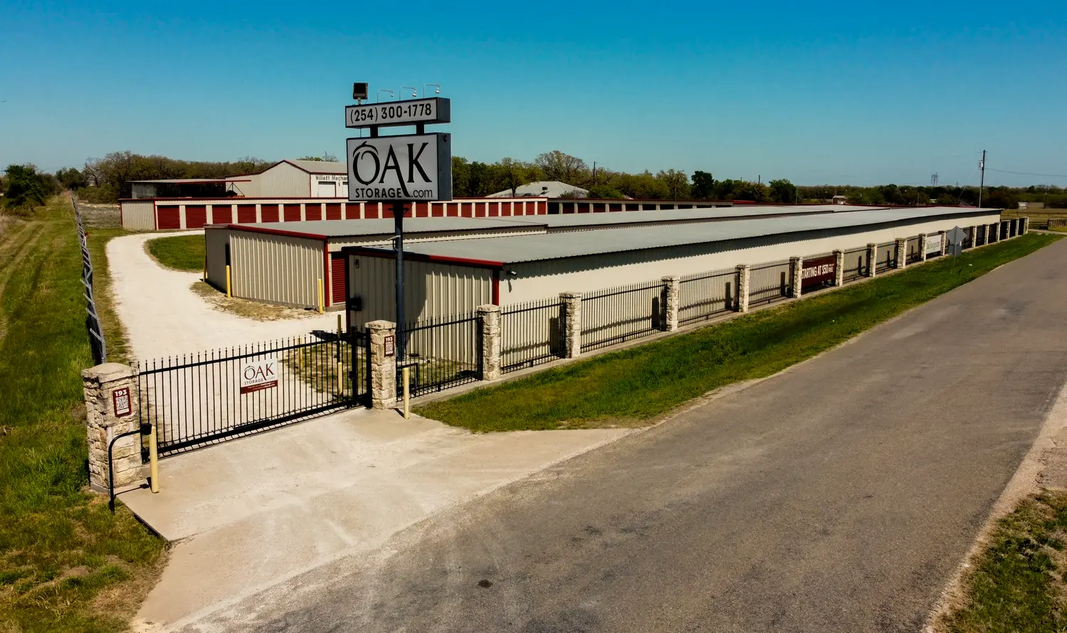 Jed Owen at Oak Storage self storage facility in Elm Mott, Texas